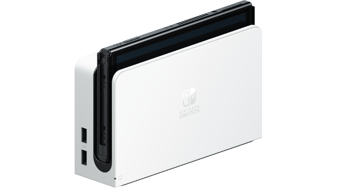 החבילה כוללת מעגן Con-Joy וכבל HDMI. ניתן להתחבר ולשחק על הטלוויזיה בעזרת המעגן. המעגן המגיע עם דגם ה-OLED כולל חיבור LAN .המאפשר גישה חוטית לאינטרנט (כבל רשת נמכר בנפרד)