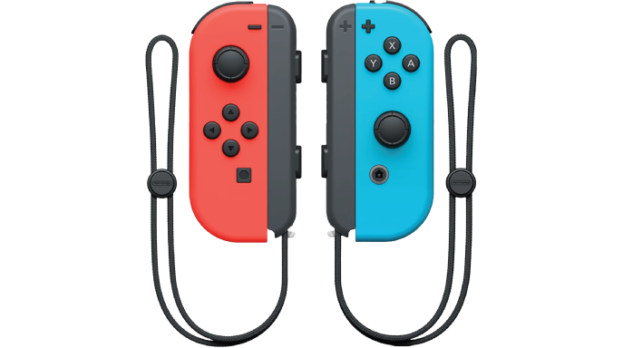 מגיע עם זוג בקרי Joy-Con עם בקרי Joy-Con מובנים ב-HD Rumble וחיישני תנועה IR