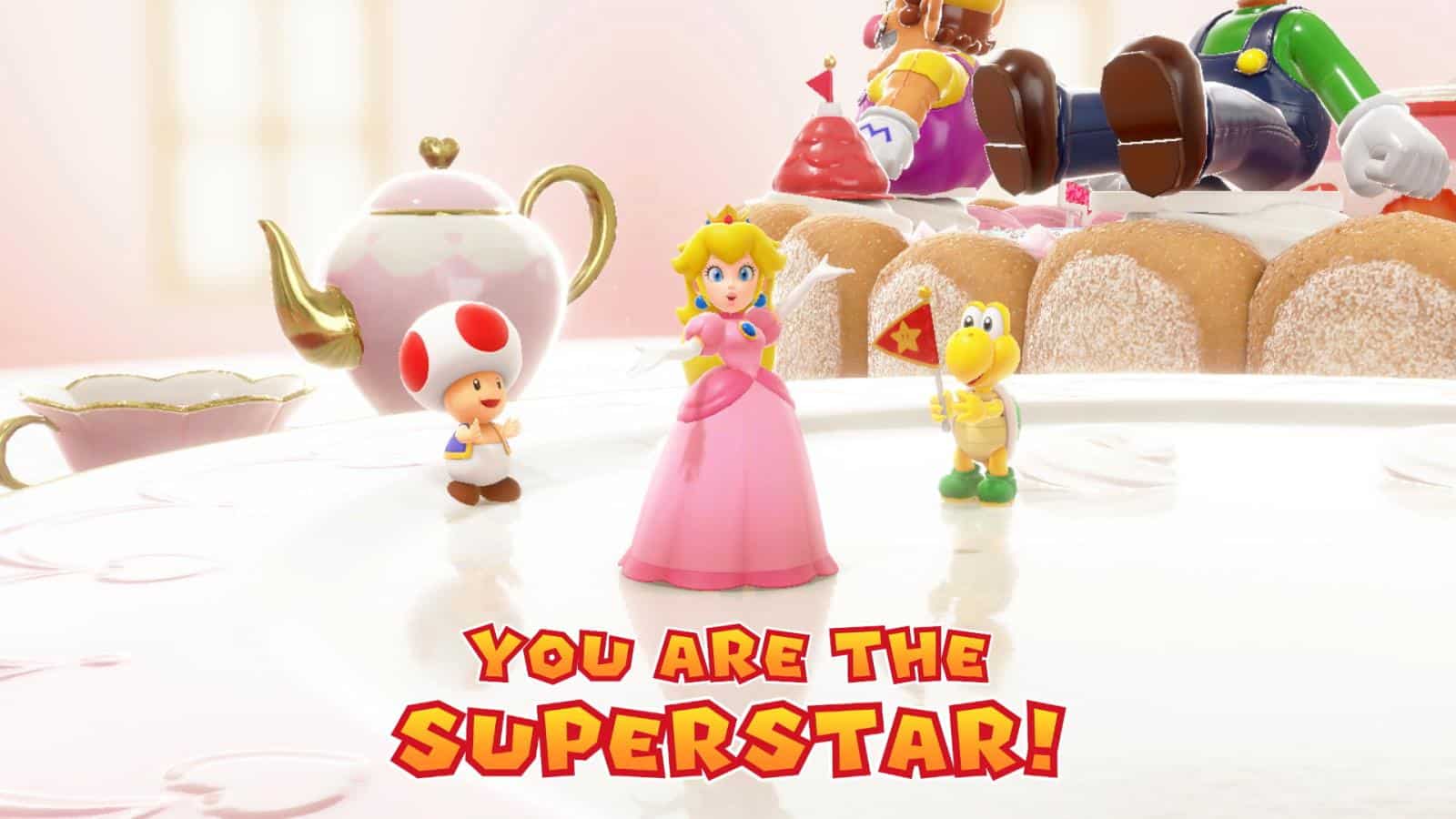 צילום מסך 3 למשחק: Mario Party Superstars לקונסולת נינטנדו סוויץ' פיץ' יושי וקפטן טוד