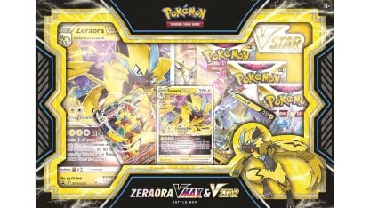⁦מארז קלפי פוקימון - Deoxys/Zeraora VMAX & VSTAR Battle Box⁩ – תמונה ⁦2⁩