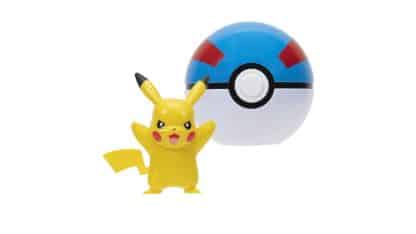 ⁦סט פסלון פוקימון - Pikachu + Great Ball⁩ – תמונה ⁦2⁩