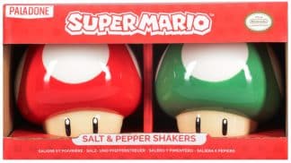 סט מלח ופלפל בצורת פטריות מעוצב-Super Mario
