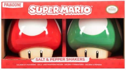 סט מלח ופלפל בצורת פטריות מעוצב-Super Mario