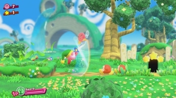 צילום מסך 1 מתוך המשחק: Kirby Star Allies