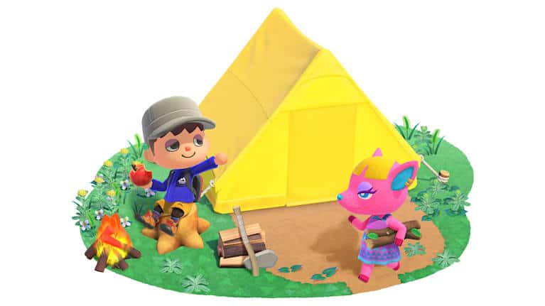 משחק Animal Crossing: New Horizons לנינטנדו סוויץ' - מחנה אוהלים