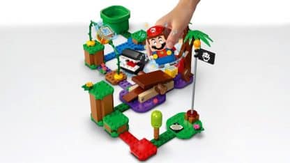Lego 71381 Chain Chomp Jungle Encounter - יד מחזיקה מריו