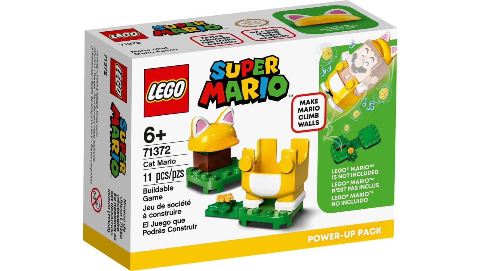 LEGO 71372 Cat Mario Power-Up Pack - אריזה