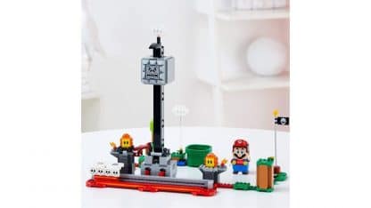 LEGO Super Mario 71376 Thwomp Drop Expansion Set - דגם עם בובת מריו