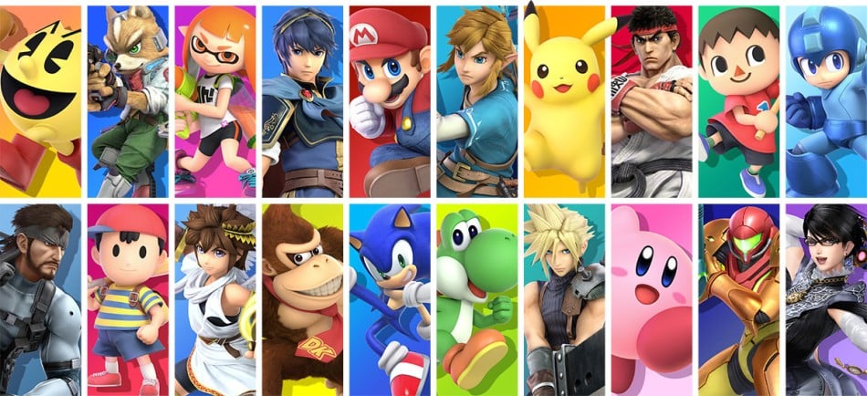 הדמויות מעולם ה Smash Bros Ultimate