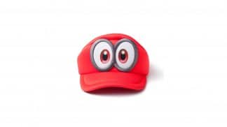 כובע אדום עם איור של הכובע קאפי ממשחקי מריו