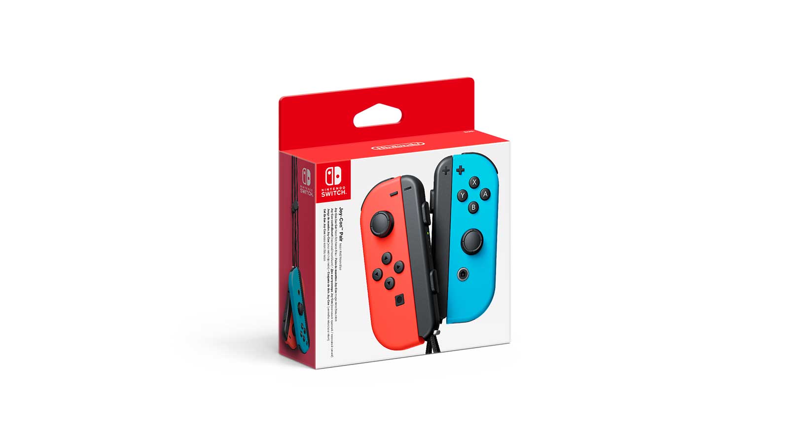 Nintendo Switch Joy-Con Pair - אדום ניאון וכחול ניאון