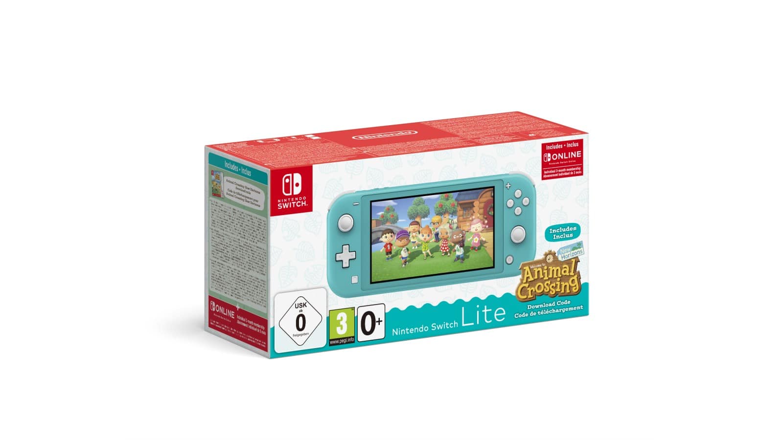 Nintendo Switch Lite – Animal Crossing: New Horizons - טורקיז