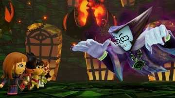 צילום מסך 2 מתוך המשחק: Miitopia הדמויות בקרב