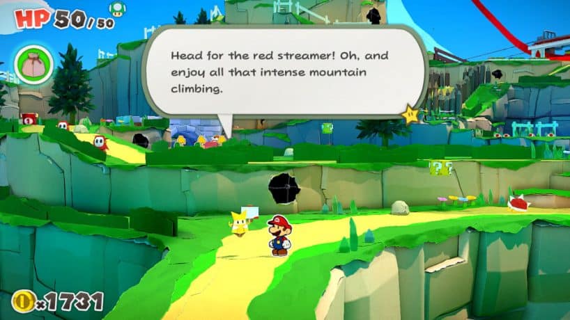 צילום מסך 1 מתוך המשחק Paper Mario: The Origami King