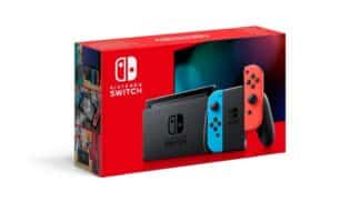 Nintendo Switch עם ג'וי-קון כחול ואדום | יחידות אחרונות