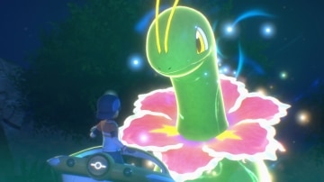 צילום מסך 3 מתוך המשחק: New Pokémon Snap אחד הפוקימונים