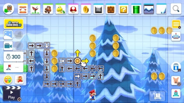 משחק Super Mario Maker 2 לנינטנדו סוויץ' - שלב קרח