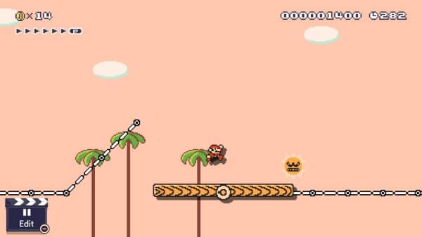 משחק Super Mario Maker 2 לנינטנדו סוויץ' - שלב מדבר