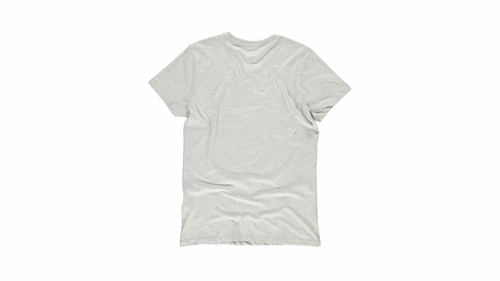 חולצת רטרו בצבע אפור של קונסולת נינטנדו הישנה- אחורה