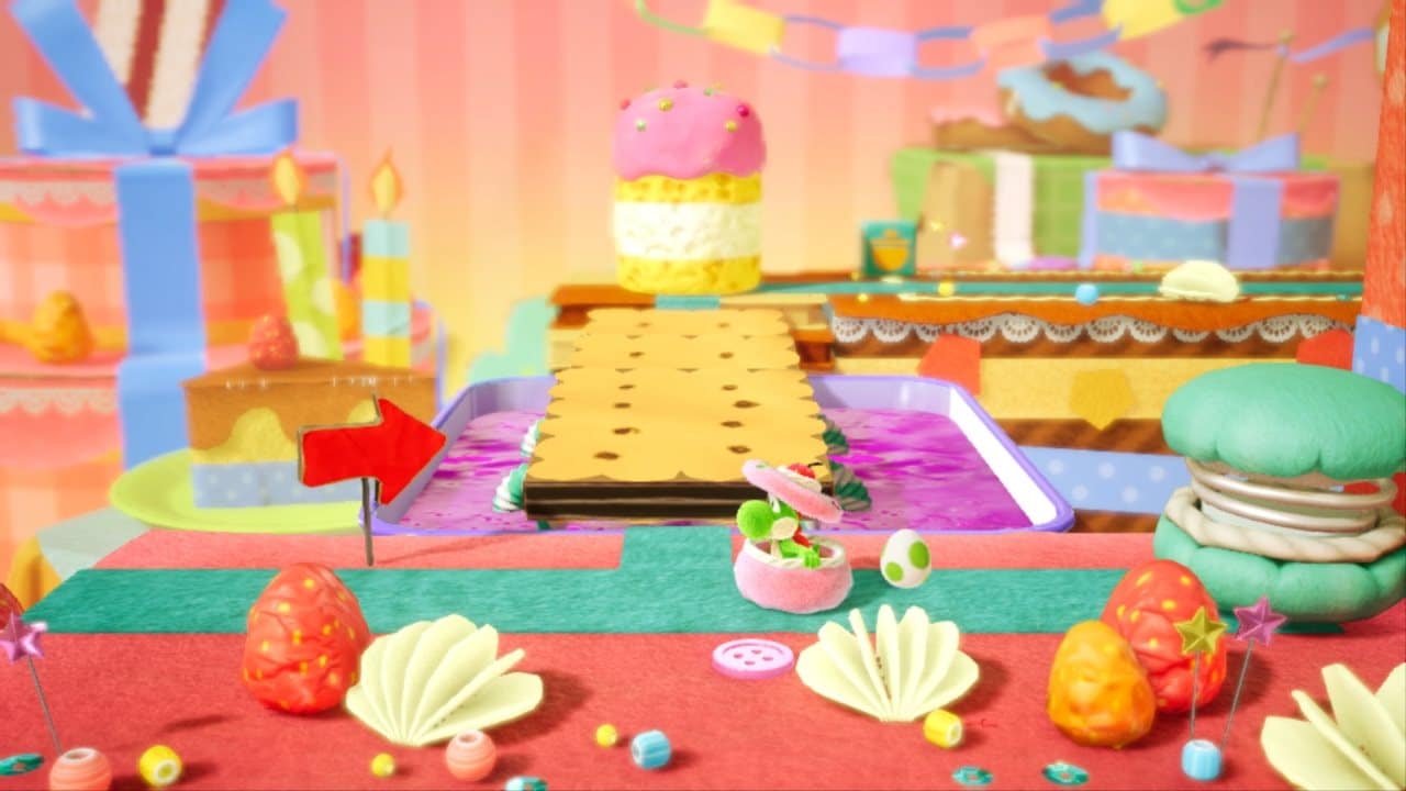 צילום מסך 1 מהמשחק Yoshi's Crafted World לנינטנדו סוויץ'