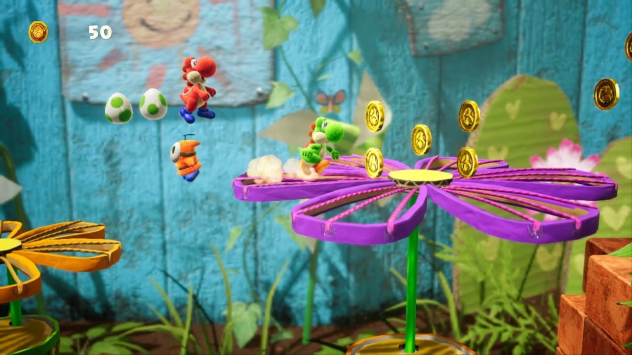 צילום מסך 2 מהמשחק Yoshi's Crafted World לנינטנדו סוויץ'