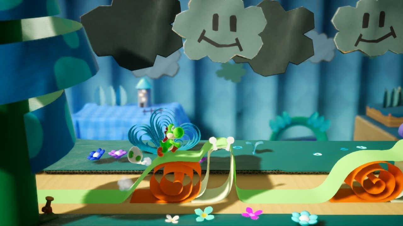 צילום מסך 2 מהמשחק Yoshi's Crafted World לנינטנדו סוויץ'