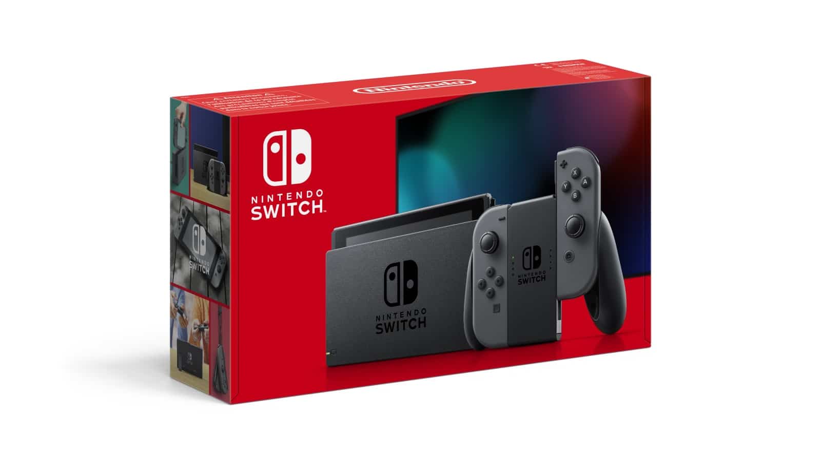Nintendo Switch עם ג'וי-קון אפורים