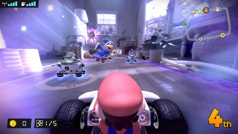 צילום מסך מהמשחק MarioKart Live Home Circuit