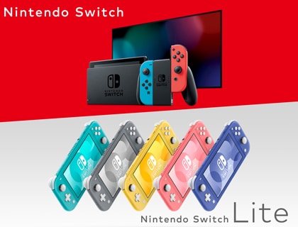 nintendo switch banner with lite