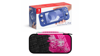Nintendo Switch Lite - כחול + נרתיק נשיאה Grand Prix Peach במתנה!