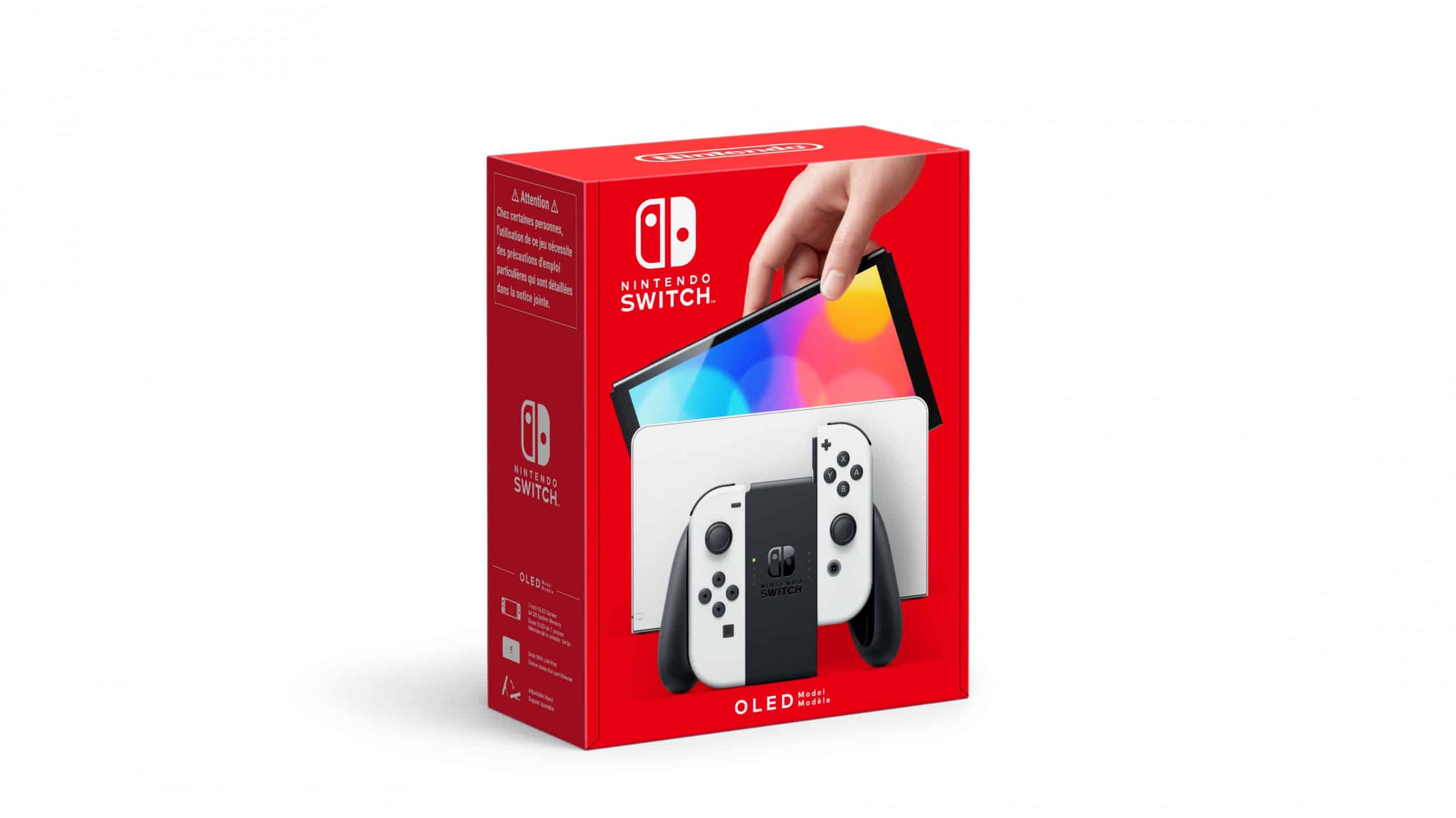 אריזה של Nintendo Switch OLED