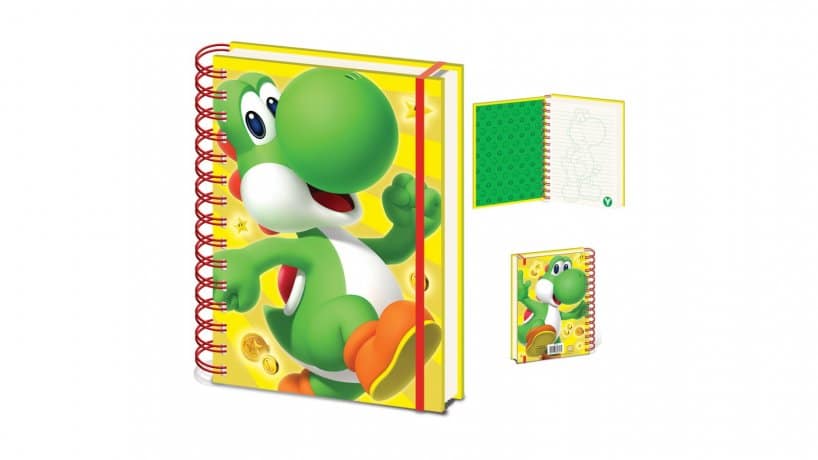 Yoshi Notebook Fun Stuff - מגוון מוצרי מרצ'נדייז מעולם נינטנדו - נינטנדו ישראל