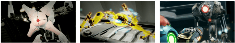 צילום מסך 3 למשחק Metroid Dread Metroid: דמויות הרובוטים השונות במשחק 
