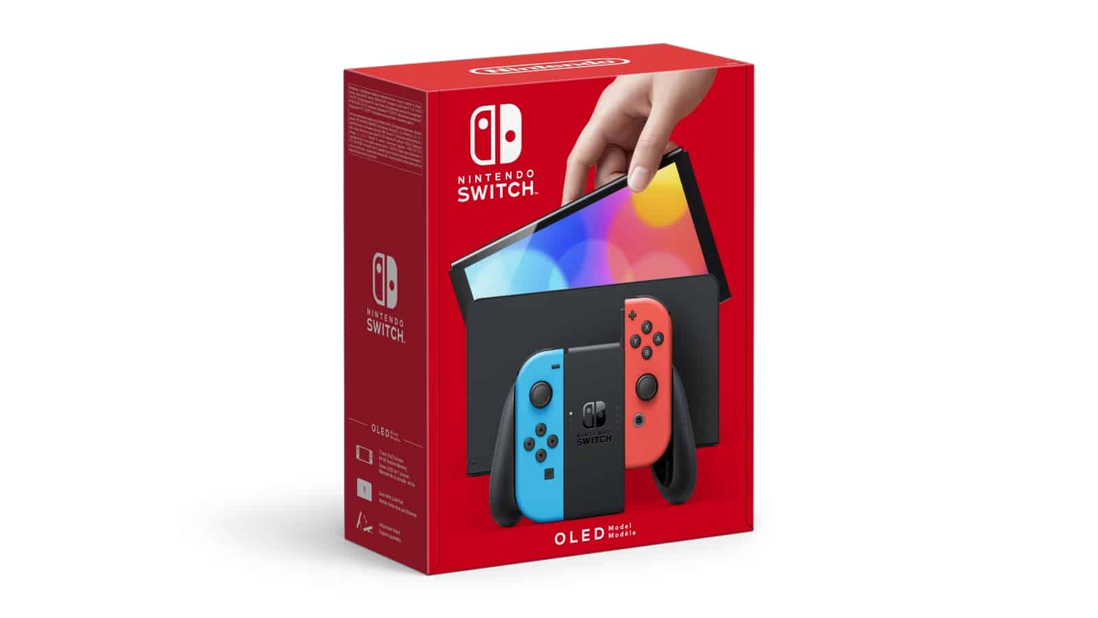 Nintendo Switch (דגם OLED) אדום & כחול