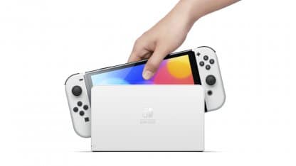 ⁦Nintendo Switch (דגם OLED) לבן⁩ – תמונה ⁦2⁩