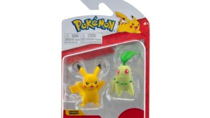 פסלונים - Chikorita & Pikachu