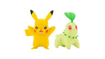 ⁦פסלונים - Chikorita & Pikachu⁩ – תמונה ⁦2⁩