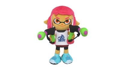 בובה רכה - Inkling Girl Neon Pink