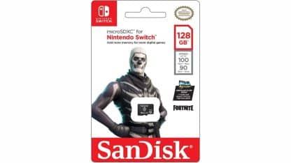 כרטיס זיכרון SanDisk ממותג Fortnite בנפח 128GB