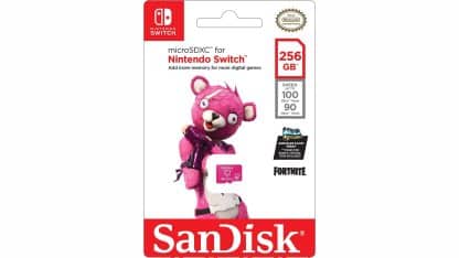 כרטיס זיכרון SanDisk ממותג Fortnite בנפח 256GB