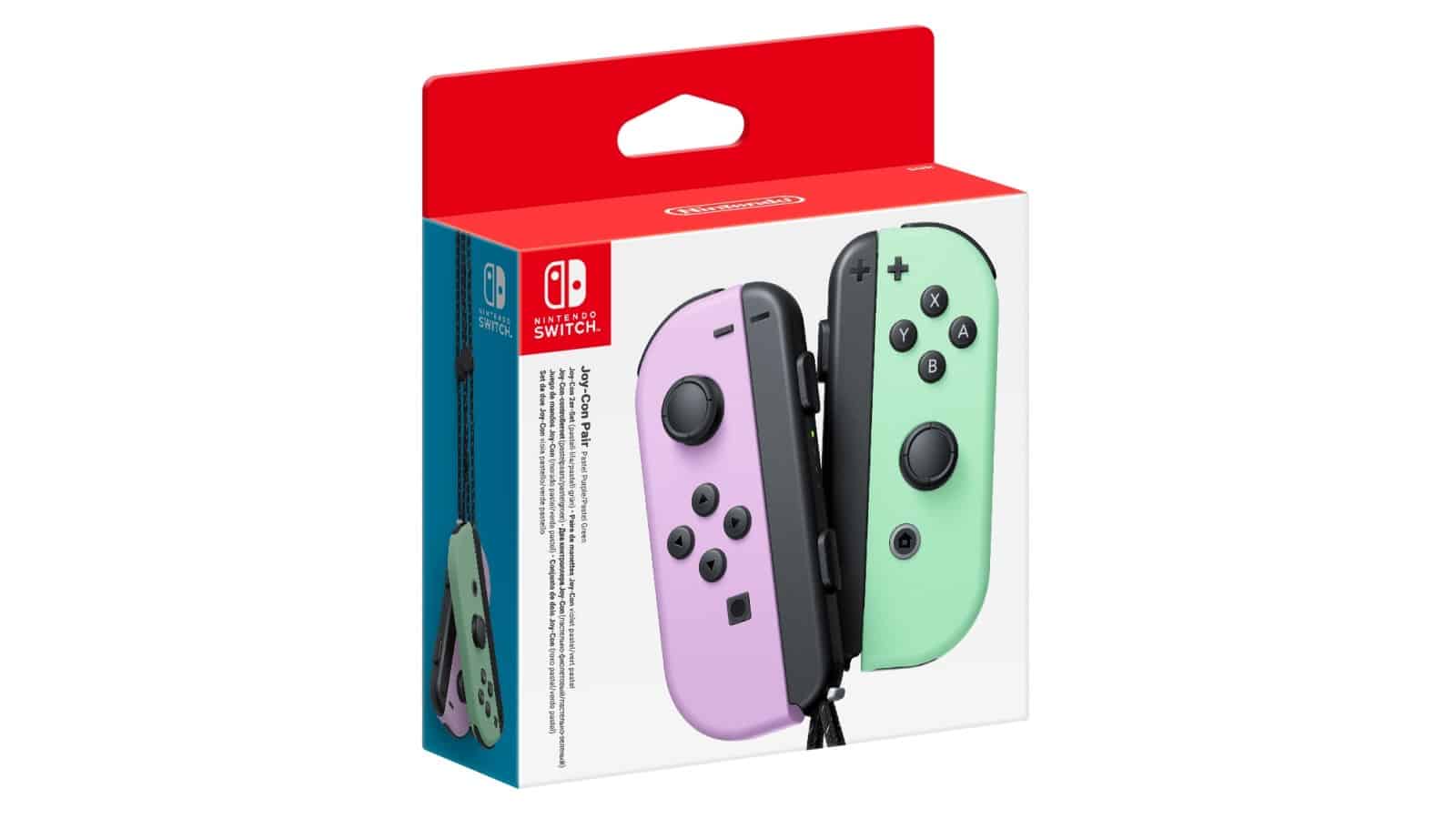 Nintendo Switch Joy-Con Pair - סגול פסטל וירוק פסטל