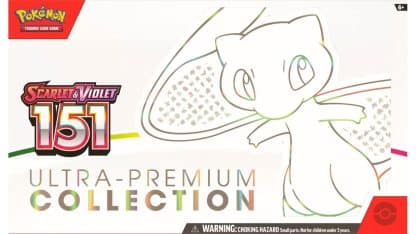 ⁦מארז קלפי פוקימון Ultra Premium Collection - Mew⁩ – תמונה ⁦2⁩