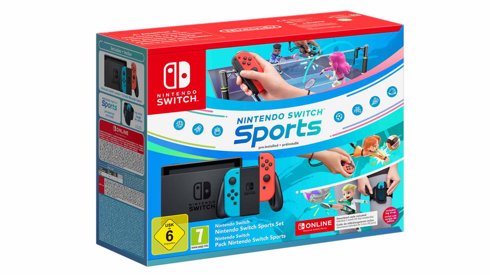 Nintendo Switch + Nintendo Switch Sports + מנוי NSO