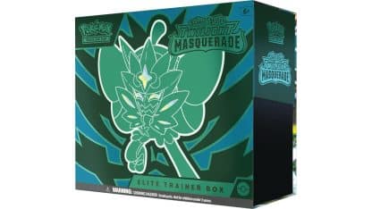 ⁦מארז קלפי פוקימון לאספנים - Twilight Masquerade Elite Trainer Box⁩ – תמונה ⁦4⁩