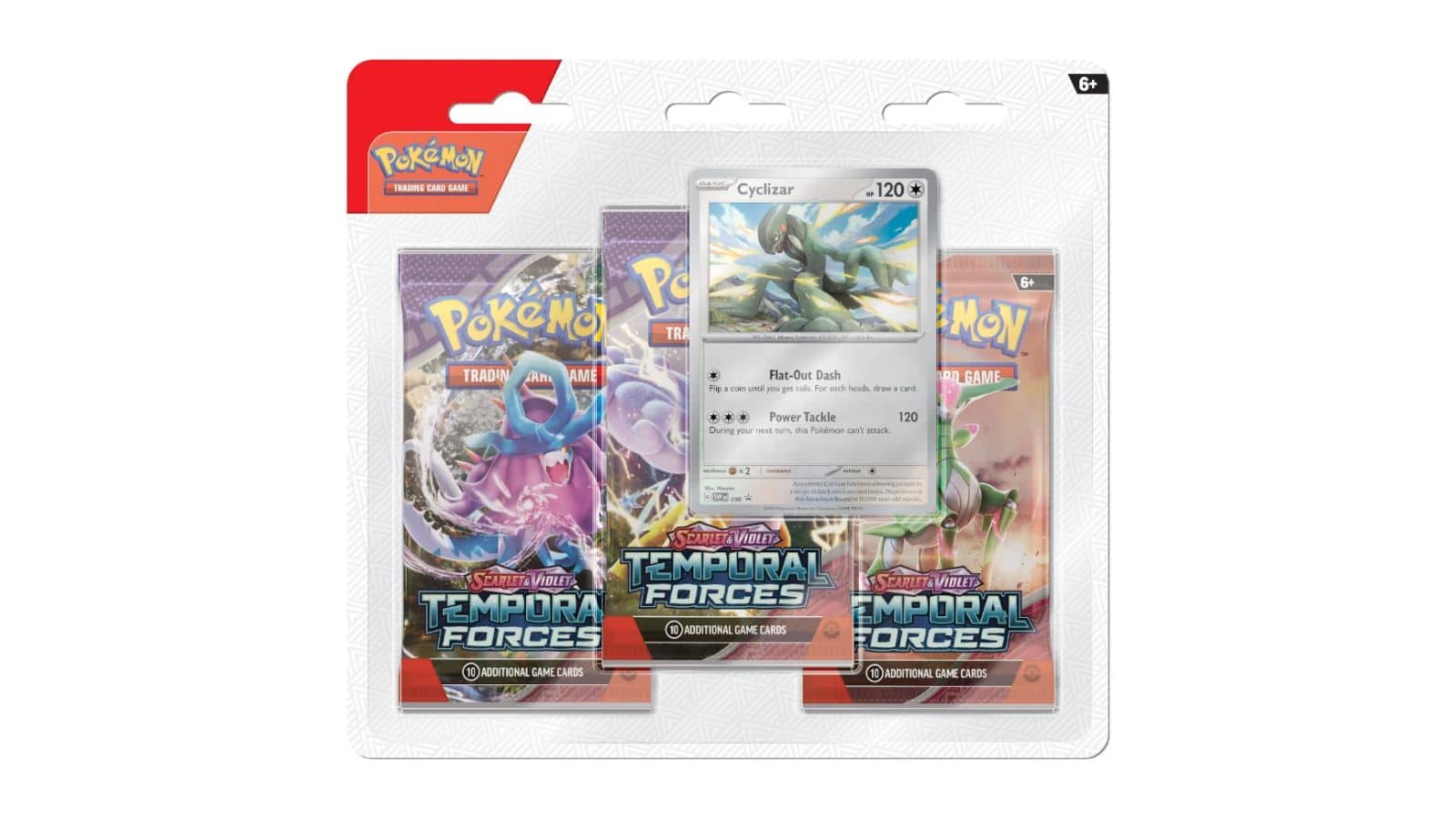 מארז קלפי פוקימון - Temporal Forces 3-Pack Blister