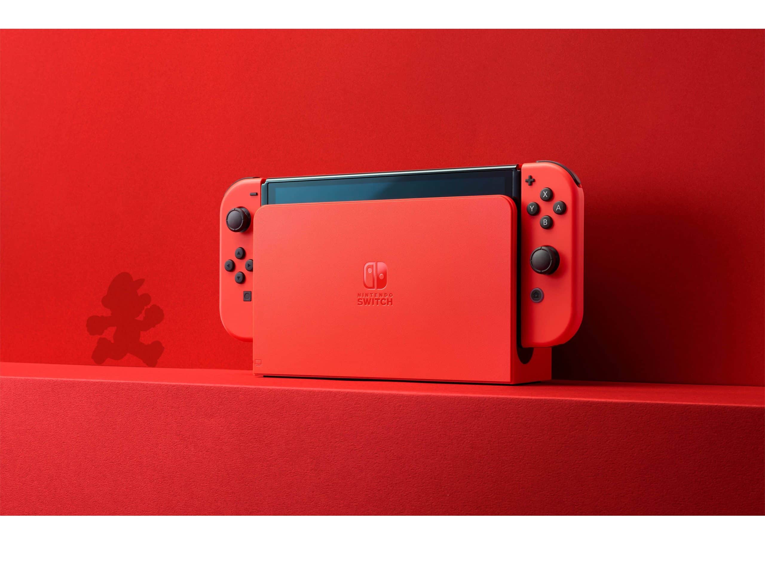 NINTENDO SWITCH OLED מהדורת MARIO RED