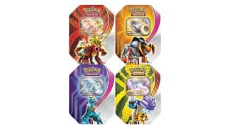 מארז קלפי פוקימון - Pokémon Paradox Destinies ex Tin