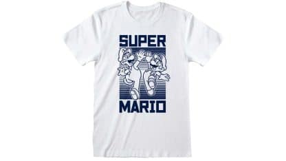 חולצה- Super Mario High Five- לבן