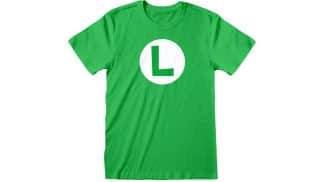 חולצה- Super Mario - Luigi Badge- ירוק