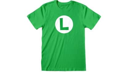 חולצה- Super Mario - Luigi Badge- ירוק